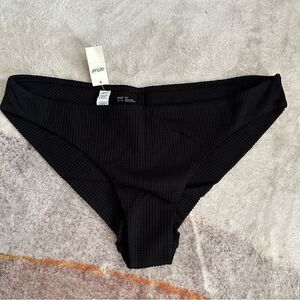 Aerie Black Bikini Bottom size XL